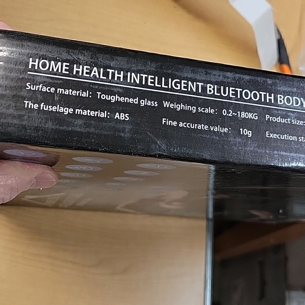 Home Use Intelligent Smart Scale, Personal Weight, BMI, Bluetooth Smart Scale - Picture 7 of 8